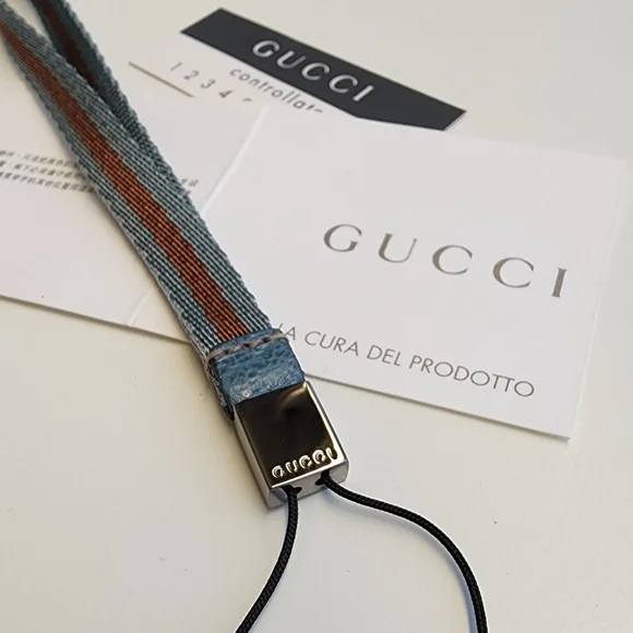 New Gucci Vintage Bag Charm / Key Chain / CP strap - Picture 3 of 9